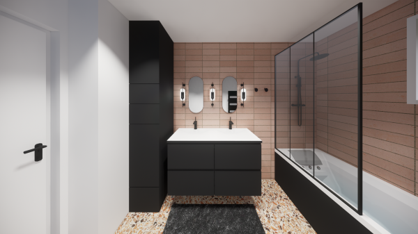 Aménagement de salle de bain Guidel