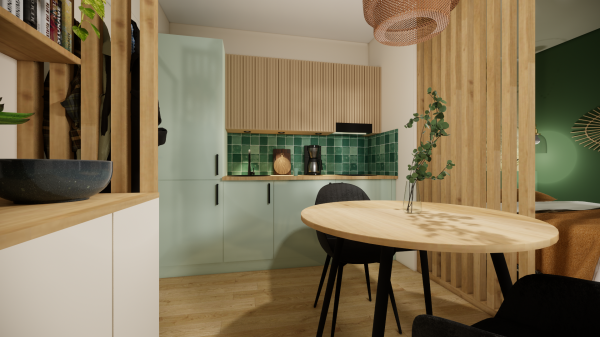 Cuisine vue 3D Guidel