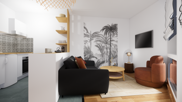 Rénovation de salon sur Lorient